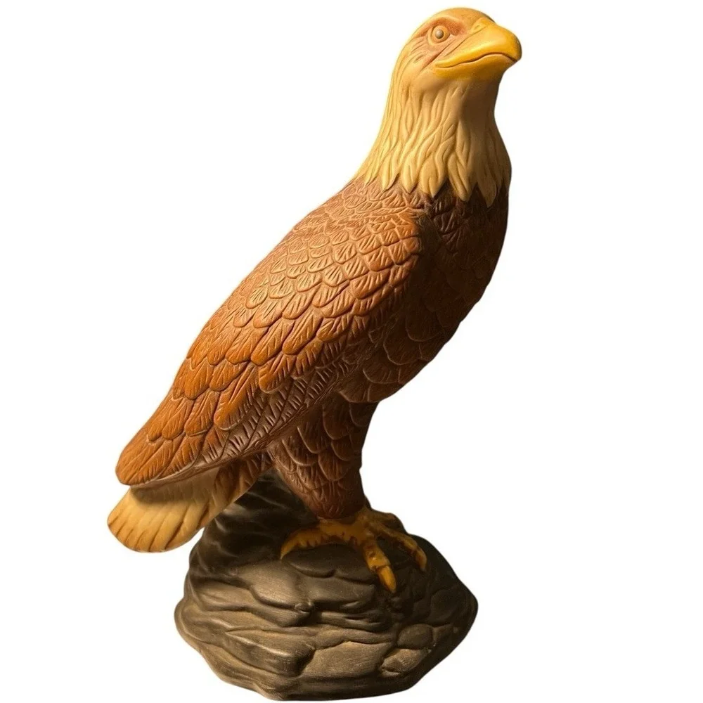 Vintage 1982 Avon Pride Of America Bald Eagle Figurine Handcrafted 7.5